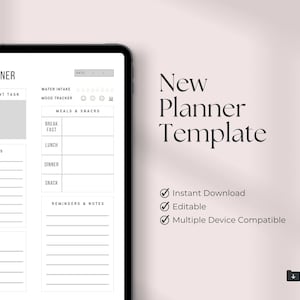 Daily Planner | Digital Download | Instant Download | Daily Printable Planner