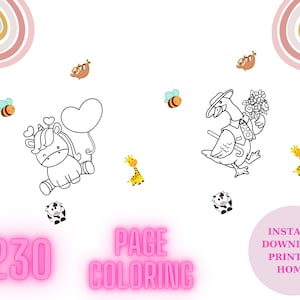 Animals Coloring Pages / Coloring for Children / Activities for Children