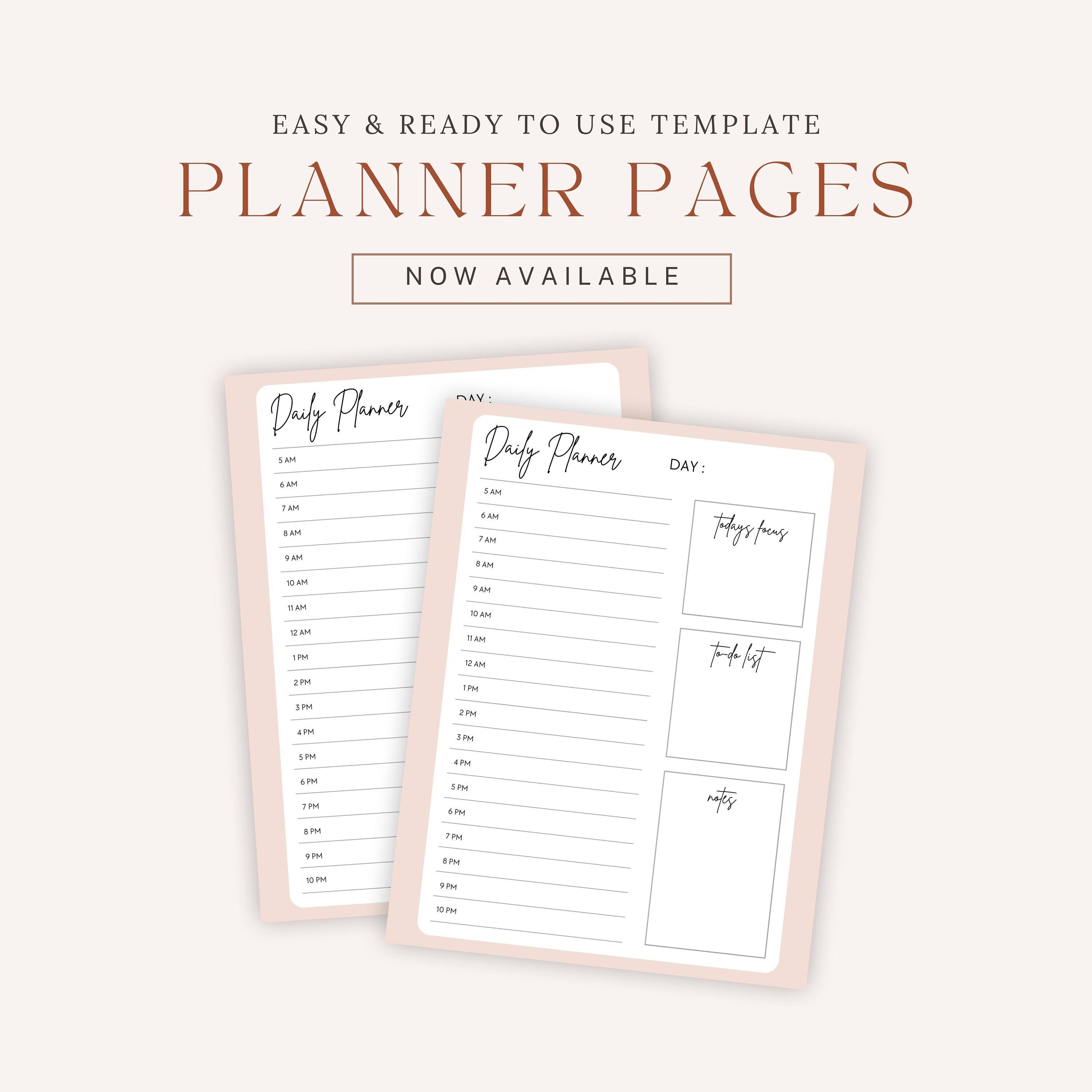 Digital Daily Planner | Instant Download | Digital Planner | Daily Life ...