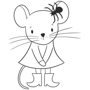 Mouse Coloring Pages | 25 Pieces of Coloring Pages | Coloring Pages for Kids | Fun Coloring Pages | Digital Download | Instant Print