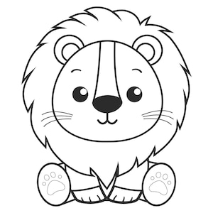 Lion Coloring Pages | Children Activity | Wildlife Coloring Pages | Roaring Lion Art | Coloring Book | 15 Pieces Printable Coloring Pages