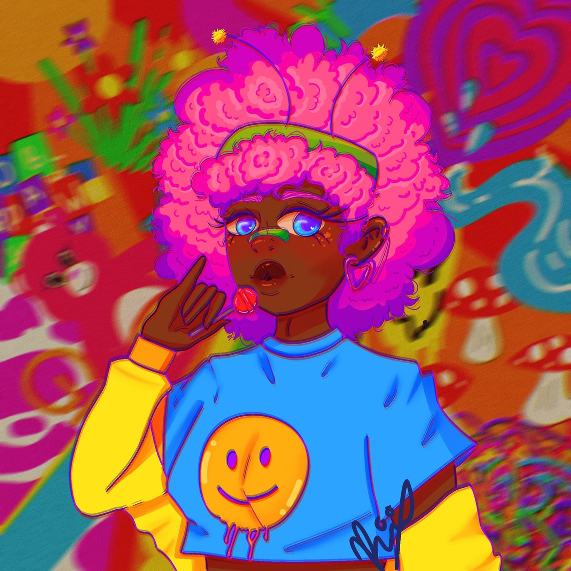 Handmade Background Commission - Etsy