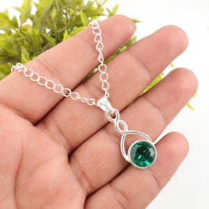 Green Apatite Gemstone Pendant 925 Sterling Silver Pendant Bohemian Jewelry Pendant Gift For Women Designer Jewelry For Her Solid Silver