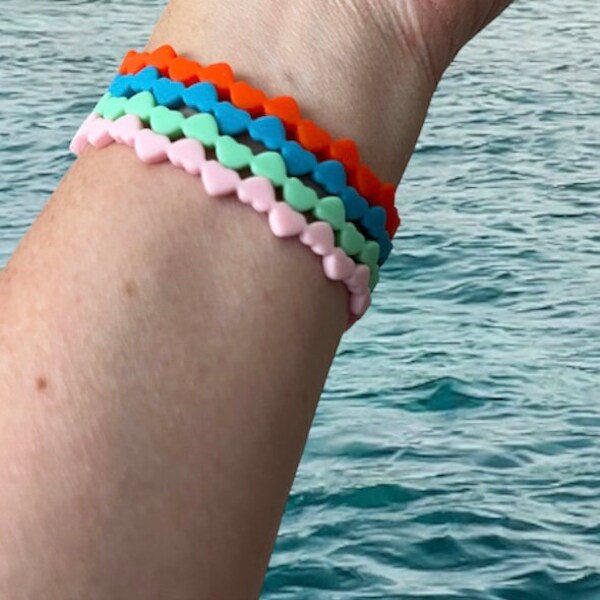 Rubber Bracelet Etsy