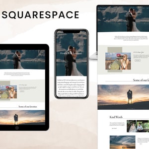 Squarespace Template, Squarespace 7.1 Template, Squarespace Website Template, Squarespace Template for Photographer, Modern Website