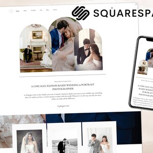 Squarespace Template, Squarespace 7.1 Template, Squarespace Website Template, Squarespace Template for Photographer, Modern Website