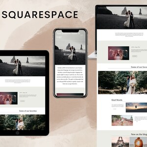 Squarespace Template, Squarespace 7.1 Template, Squarespace Website Template, Squarespace Template for Photographer, Modern Website