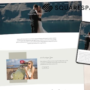 Squarespace Template, Squarespace 7.1 Template, Squarespace Website Template, Squarespace Template for Photographer, Modern Website