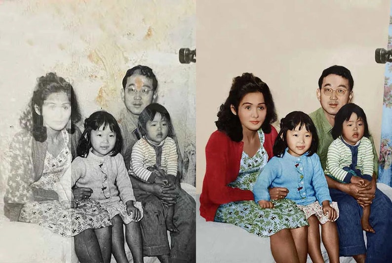 Photo Restoration Example