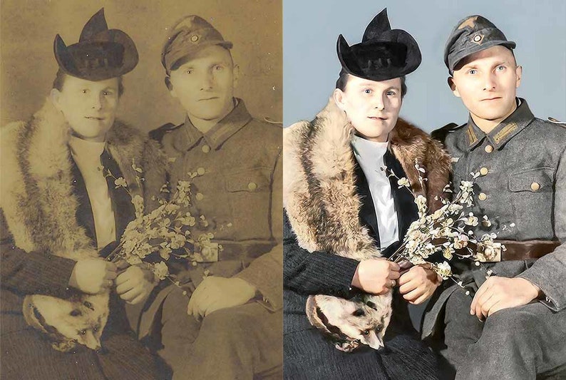 Free Preview Photo Restoration Service Let us Restore and Colorize Old Images, Improve Quality, Restore Damaged Photos, Remove Blur, Gift image 4