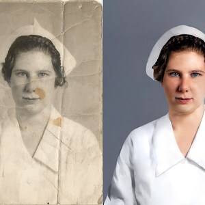 Free Preview Photo Restoration Service Let us Restore and Colorize Old Images, Improve Quality, Restore Damaged Photos, Remove Blur, Gift image 5