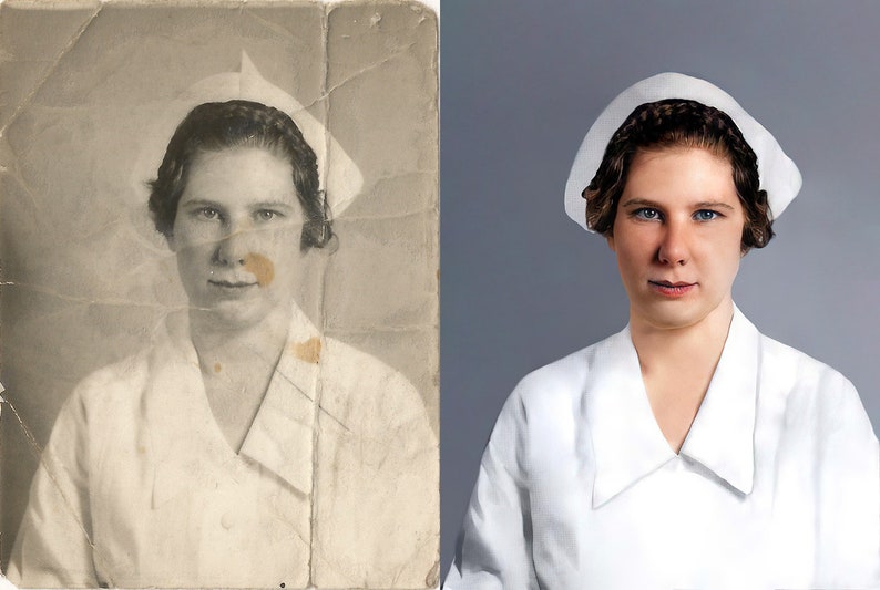 Free Preview Photo Restoration Service Let us Restore and Colorize Old Images, Improve Quality, Restore Damaged Photos, Remove Blur, Gift image 5