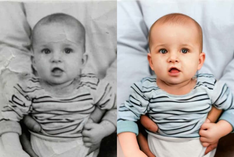 Photo Restoration Service. Restore and Colorize Old Images, Improve Quality, Restore Old Images, Fix Old Photo Editing, Remove Blur, Repair image 5