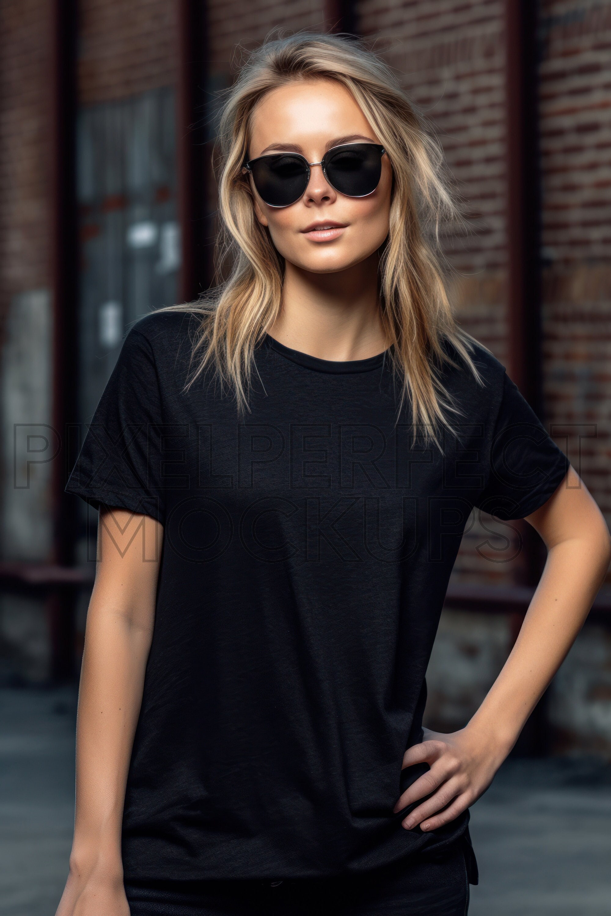 Black Tshirt Mockup Female Mockup Gildan 5000 Bella Canvas - Etsy