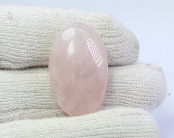 Mind Blowing Top Grade Quality 100% Natural Rose Quartz oval Shape Cabochon Loose Gemstone For Making Jewelry used as a gift.45ct*3875