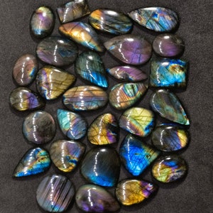 Best Quality !!! Natural AAA golden Labradorite Semi Precious Loosestone For Jewelry Making Cabochon Loose Gemstone.*5