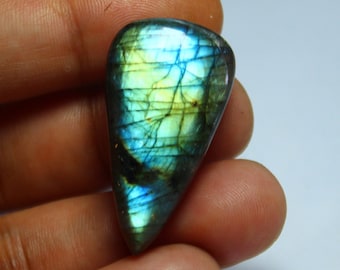 Top Quality Natural Spectrolite Labradorite gemstone, Polished Labradorite Cabochon, Multi Flash Labradorite Loose stone 42Ct #1069