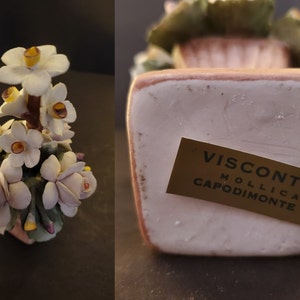 Visconti Mollica Capodimonte Flower Vase