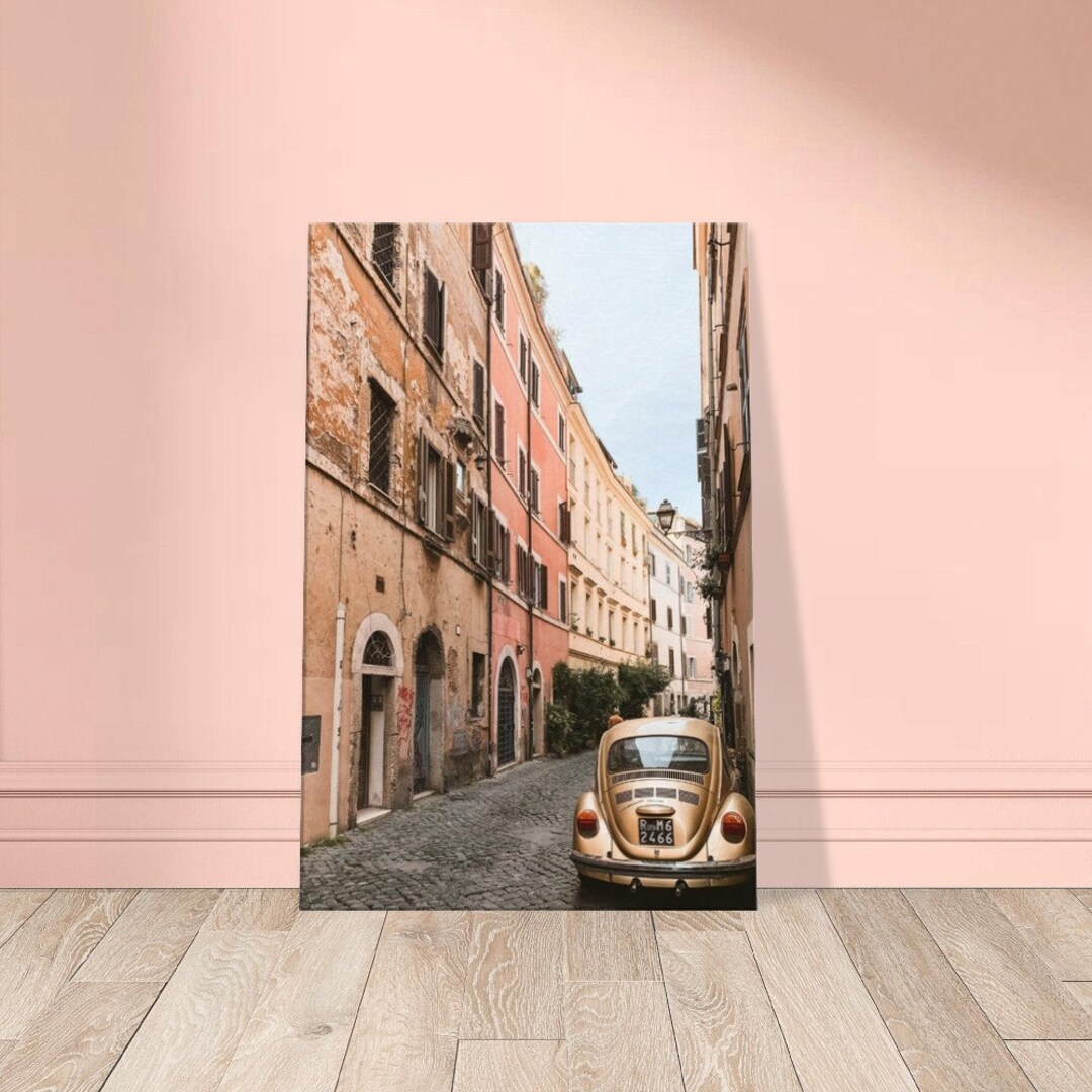 VW Bug Wall Art Canvas Etsy