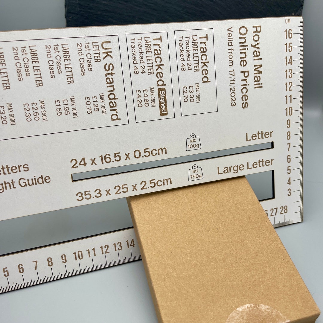 Royal Mail Letters Size, Weight and Online Price Guide 2024 Postal ...