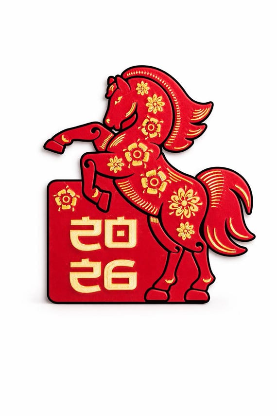 Chinese New Year Horse Decor 2026 | Year of the Horse Ornament