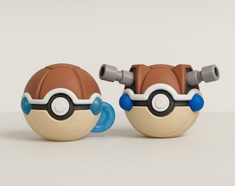 Squirtle & Blastoise Pokéball-Kollektion | 3D gedruckte Modelle für Pokémon Fans