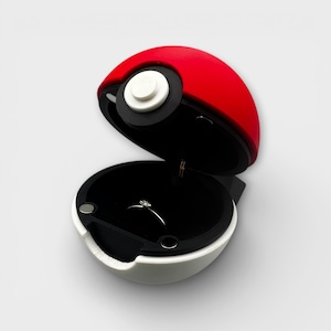 Classic Poké Ball Box | Hinged 3D Printed Collectible Display Case