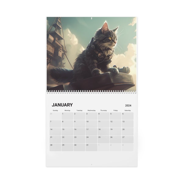 2024 Steampunk Calendar Etsy