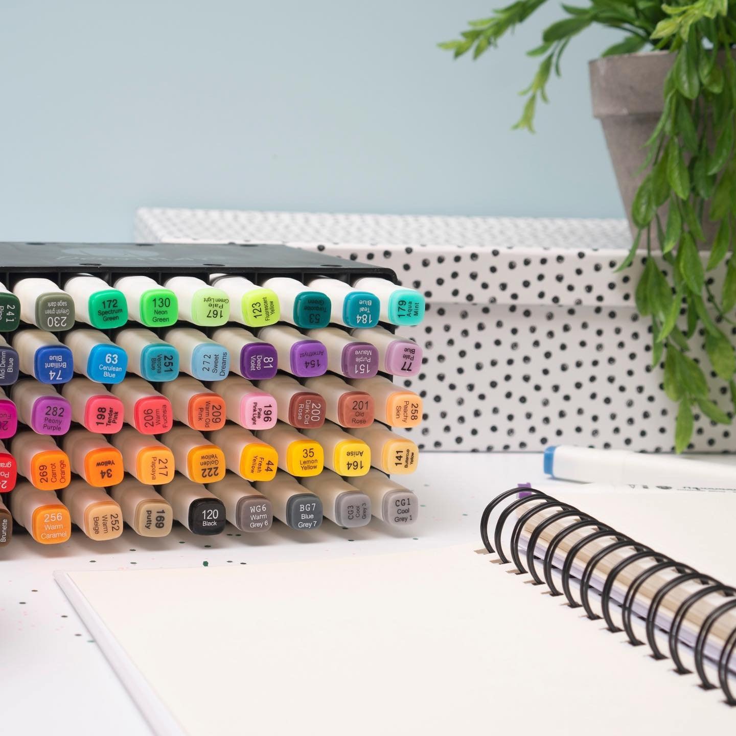 50 Aquamarkers Set Watercolor Markers Coloring Markers - Etsy