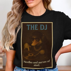 Duck DJ T-Shirt: Funny Music Lover Apparel