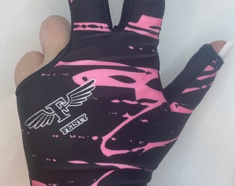 Pink Drizzle Billiards Glove Left / Right Hand Options 