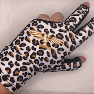 Leopard Billard Handschuh - LINKE / RECHTE Hand Optionen