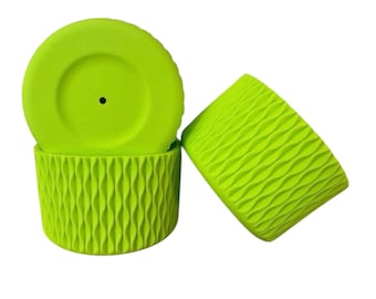 Electric Lime | WAVES | Silicone Tumbler Boot