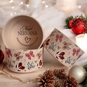 Coqueta navideña / Bota de vaso de silicona