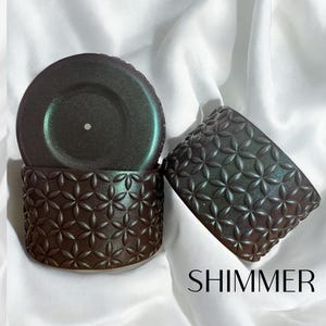 Chocolate Shimmer | Flora | Silicone Tumbler Boot