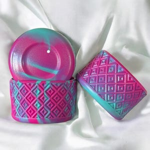 Passion Pink Shimmer | DIAMOND | Silicone Tumbler Boot