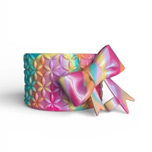 Summer Splash Shimmer | FLORA | 3D Bow & Boot Set