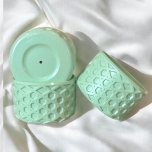 Mint Shimmer | Waffle | Silicone Tumbler Boot