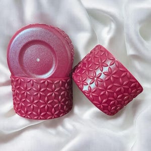 Maroon Shimmer | Flora | Silicone Tumbler Boot