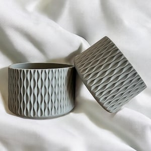 Gray | WAVES | Silicone Tumbler Boot