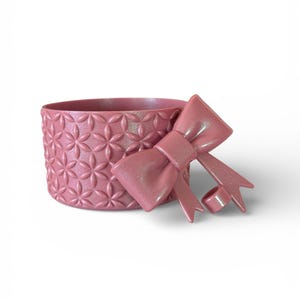 Silicone Tumbler Boot | Antique Pink Shimmer | Flora | Bow & Boot Set Bow & Boot Set