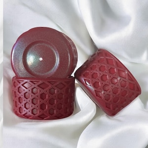 Cherry Mocha Shimmer | Waffle | Silicone Tumbler Boot
