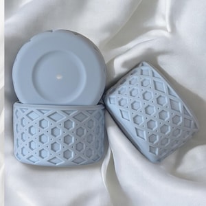 Pale Blue | Waffle | Silicone Tumbler Boot