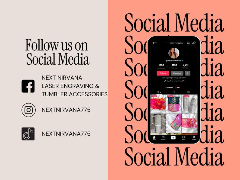 a cell phone with a social media page on the screen