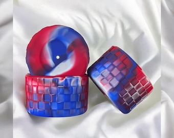 All American | Red White Blue | Checkers | Silicone Tumbler Boot