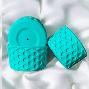 Teal | Waffle | Silicone Tumbler Boot