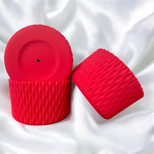 Red | WAVES | Silicone Tumbler Boot