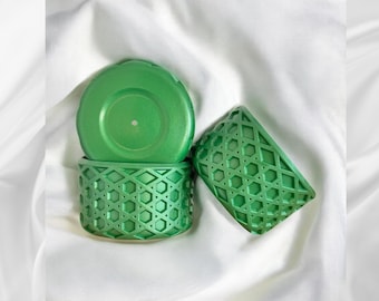 Apple Green Metallic | Waffle | Silicone Tumbler Boot