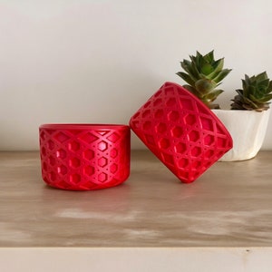 Red Pearl Waffle | Silicone Tumbler Boot
