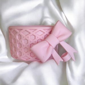 Kissed by Rosé Pink | Matte | WAFFLE | 3D Bow & Boot Set